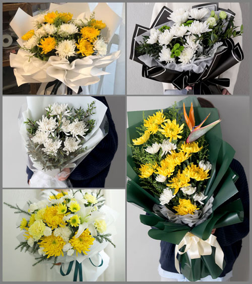 辽宁辽阳白塔区铁西街道北园村白事花束代送